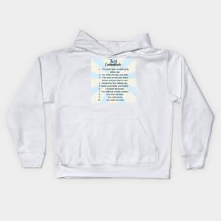 The 10 Commandments Kids Hoodie